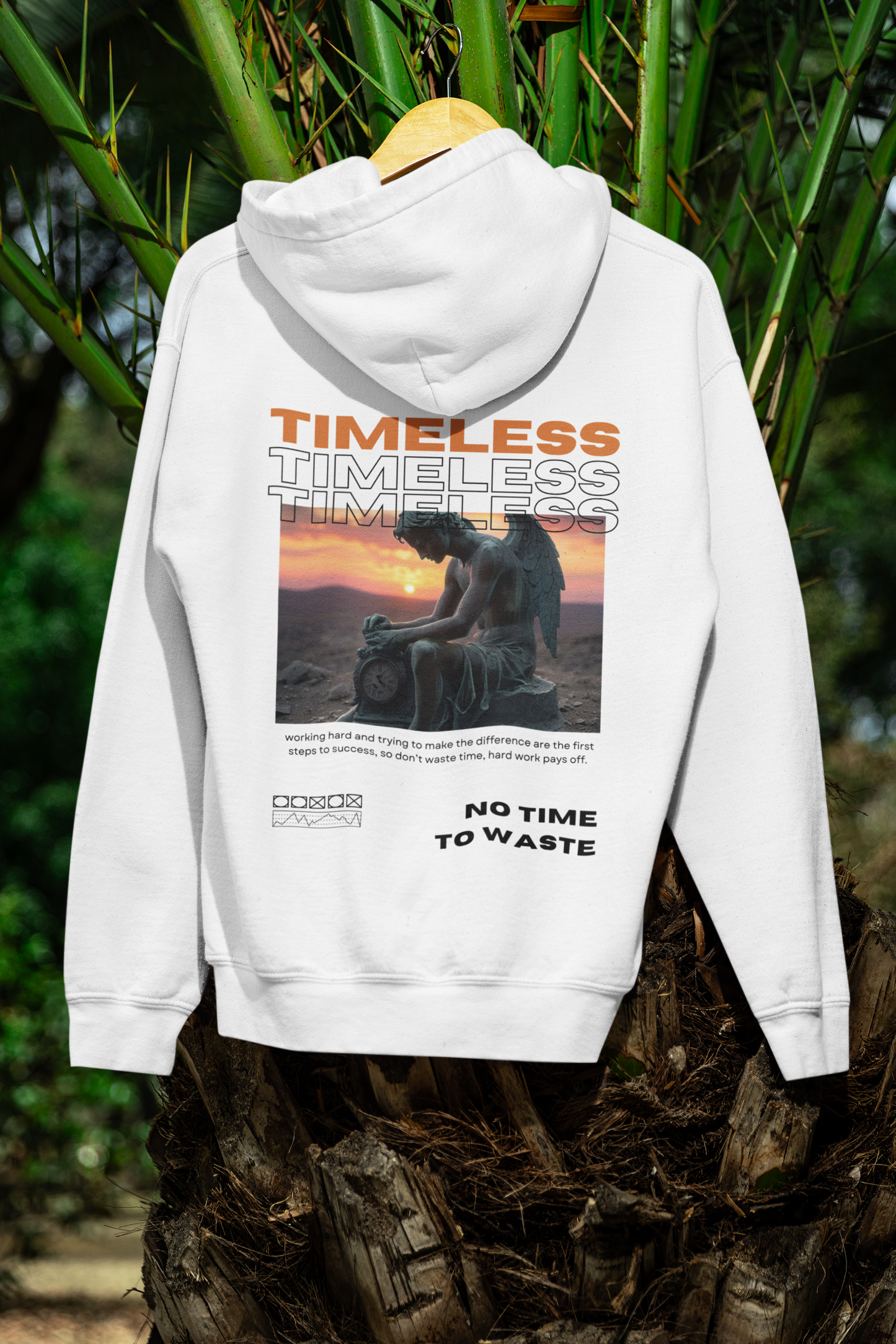 Timeless Sun & Moon Angel Oversized Hoodie